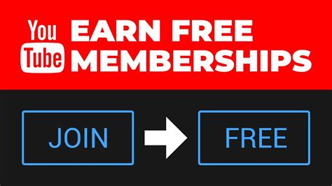 youtube channel membership free.